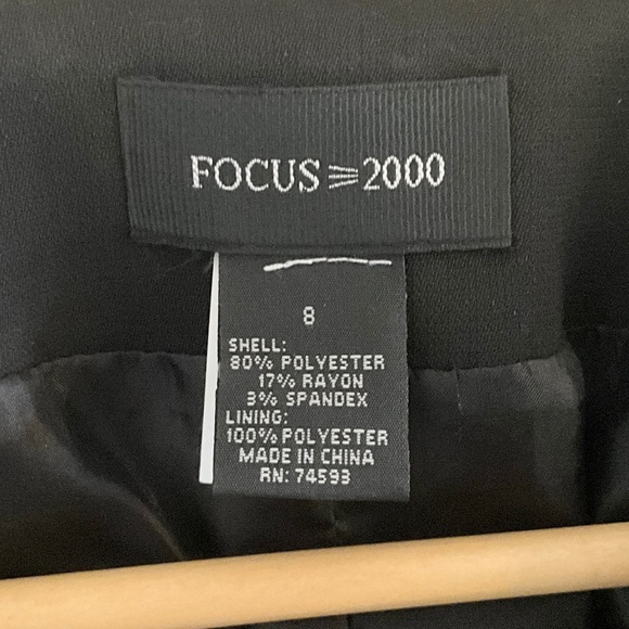 Vintage Y2K Women’s Blazer Ruffled Satin trims Goth Statement Dark Romantic Sz 8 - Picture 3 of 14